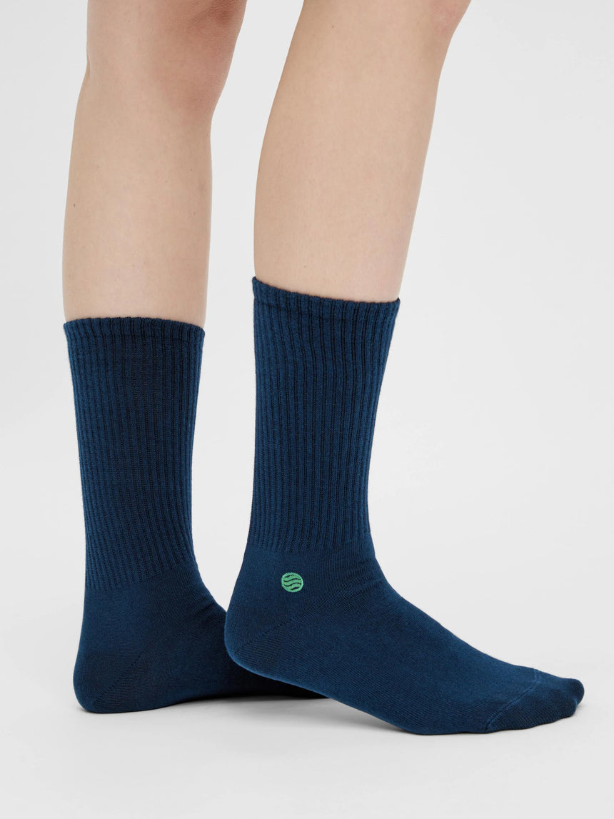natural vibes - organic socks "Retro Navy"
