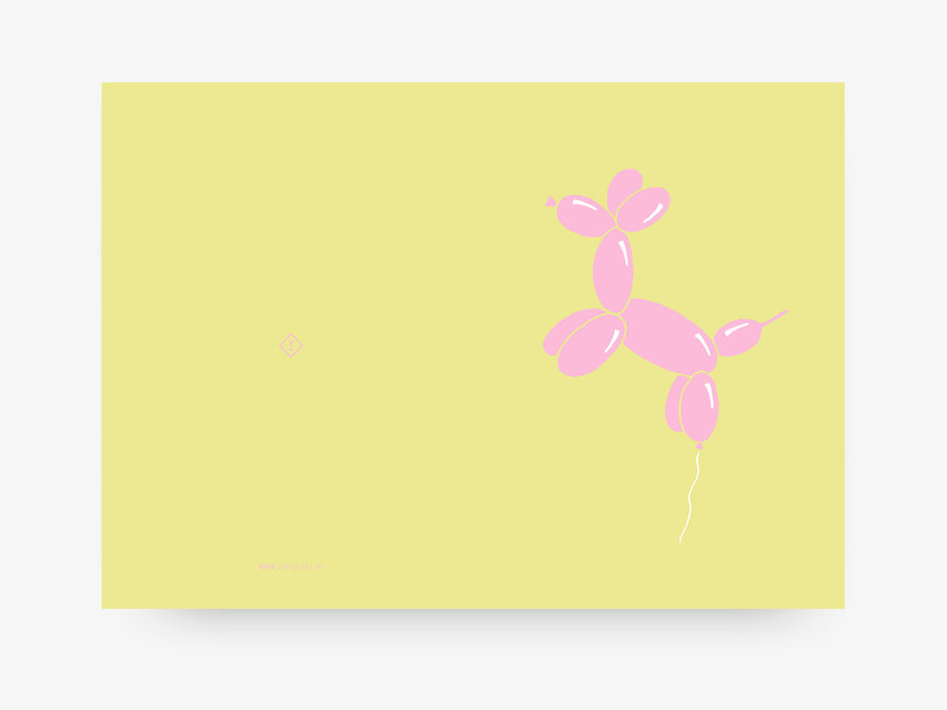 Greeting card / Party Animal