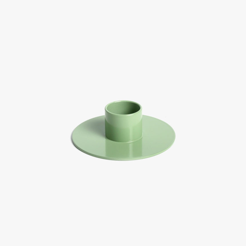 not the girl who misses much - candle holder "POP / pastel green"