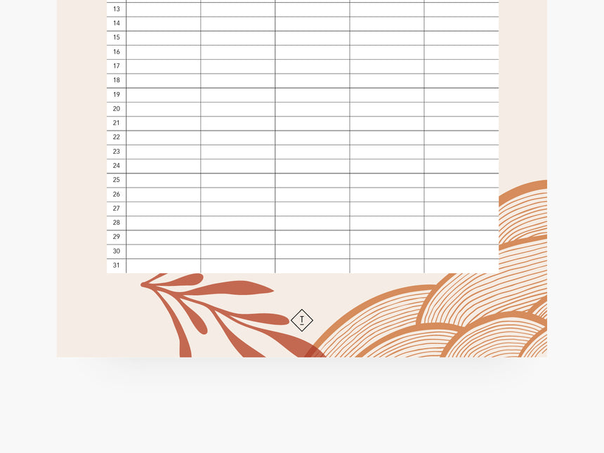 Family Calendar / Floral