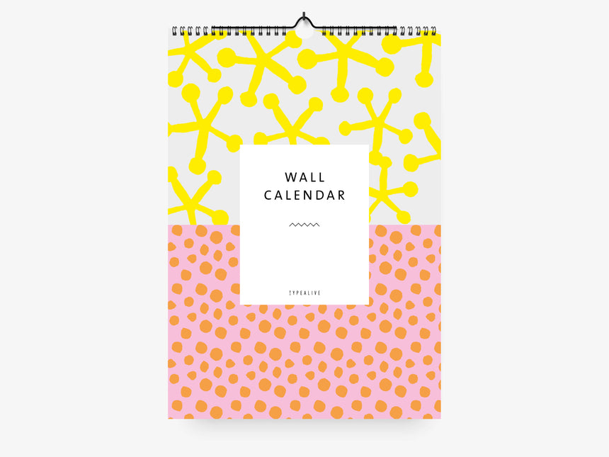 Wall calendar / pattern