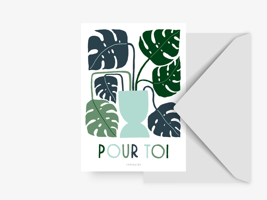Postkarte / A Way To Say Pour Toi