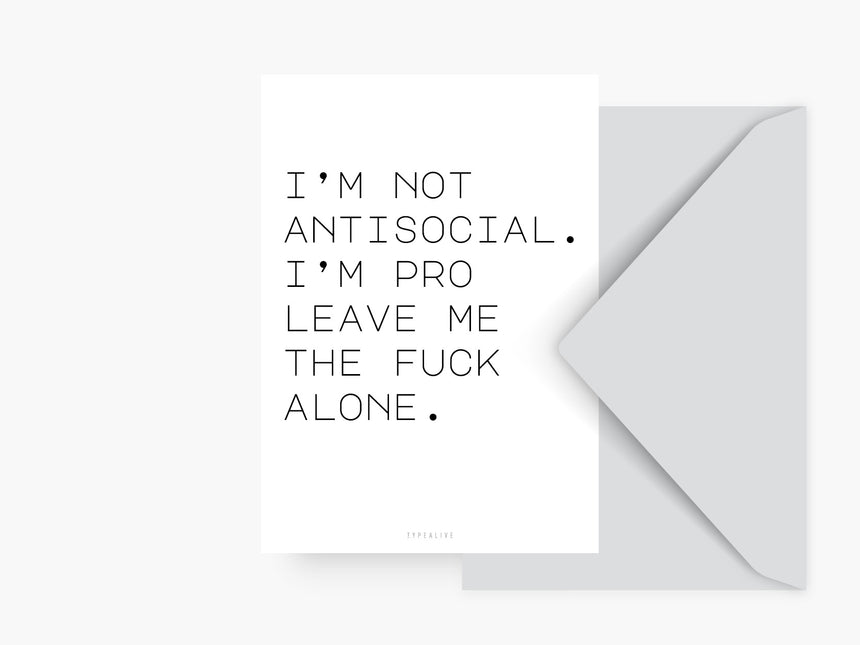 Postcard / Antisocial