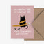 Postkarte / Christmas Cat No. 1