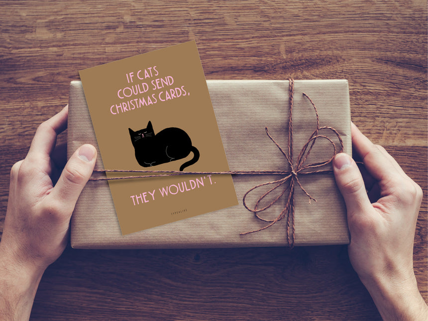 Postcard / Christmas Cat No. 2