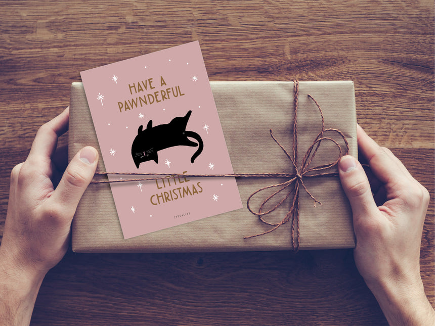 Postcard / Christmas Cat No. 3