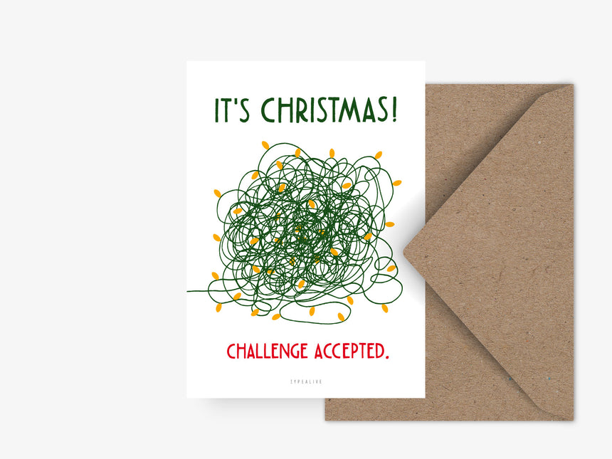 Postkarte / Christmas Challenge