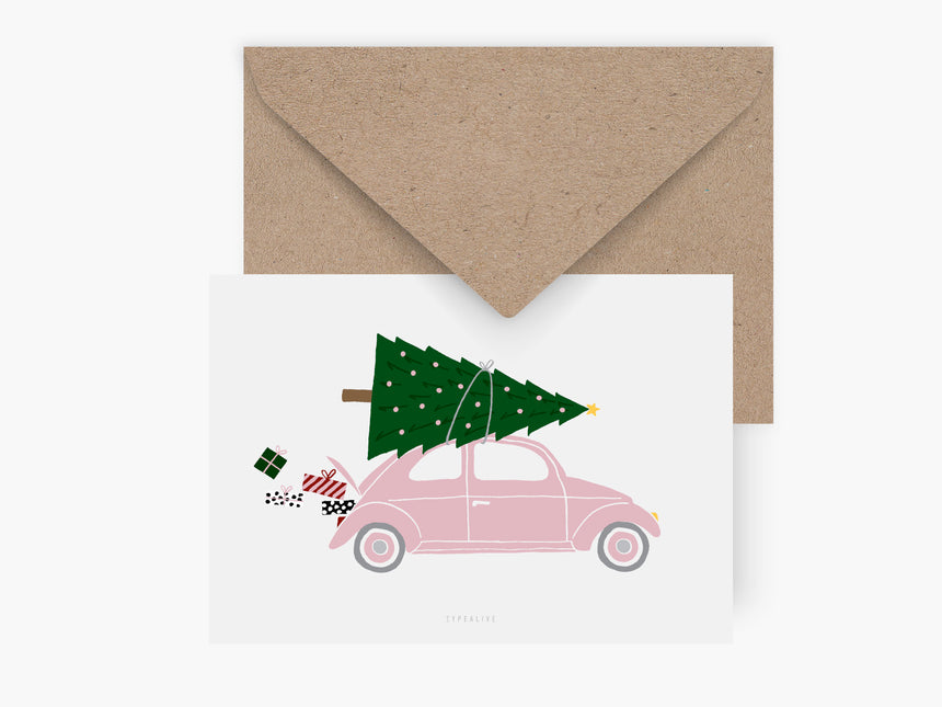 Postcard / Driving Home For Christmas No. 2