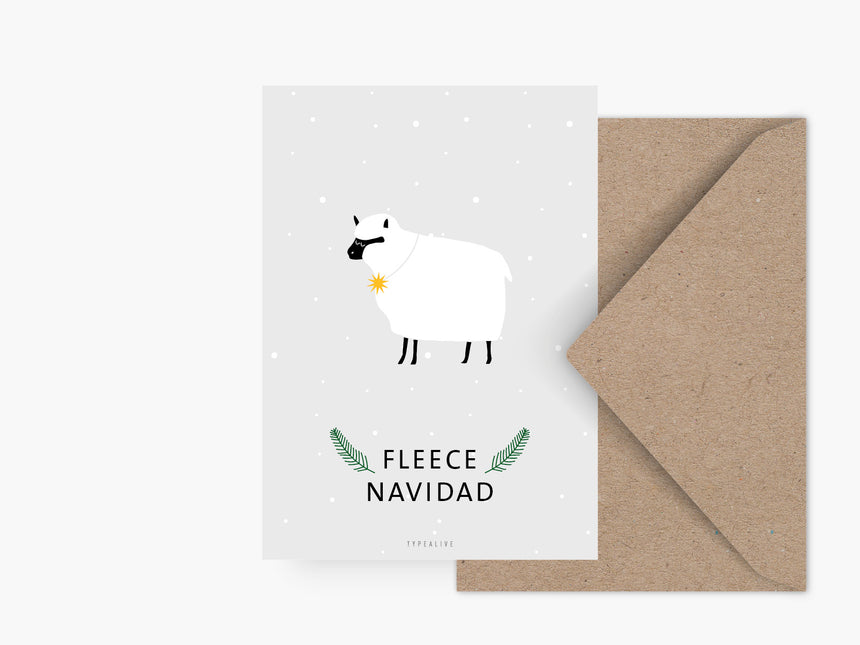 Postcard / Fleece Navidad