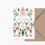 Postkarte / Geometric Christmas No. 2