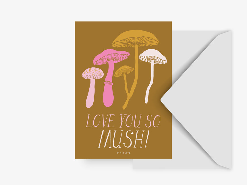 Postkarte / Love You So Mush