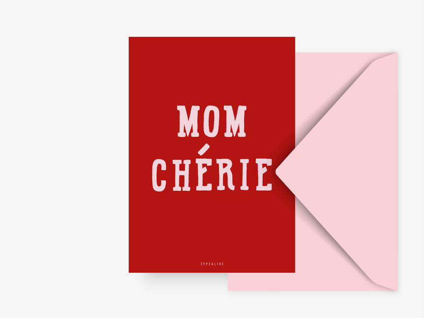 Postcard / Mom Cherie No. 1