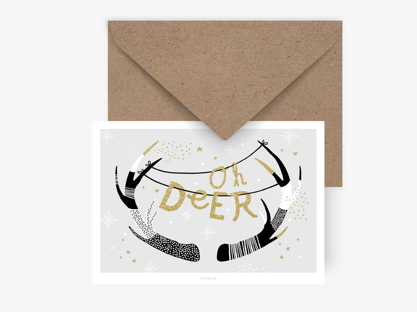 Postcard / Oh Deer