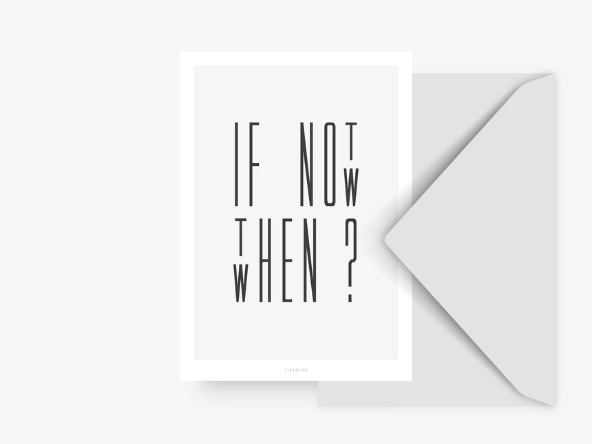Postcard / If Not Now No. 1
