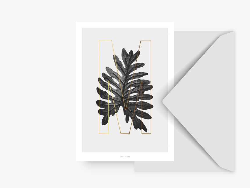 Postcard / ABC Plants - M