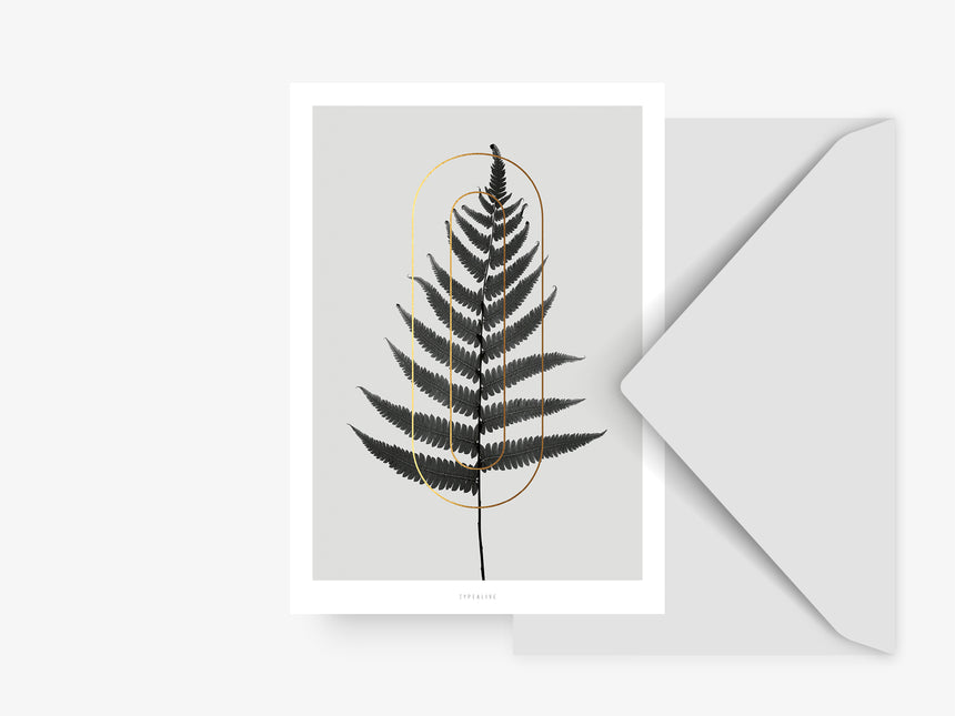 Postkarte / ABC Plants - O