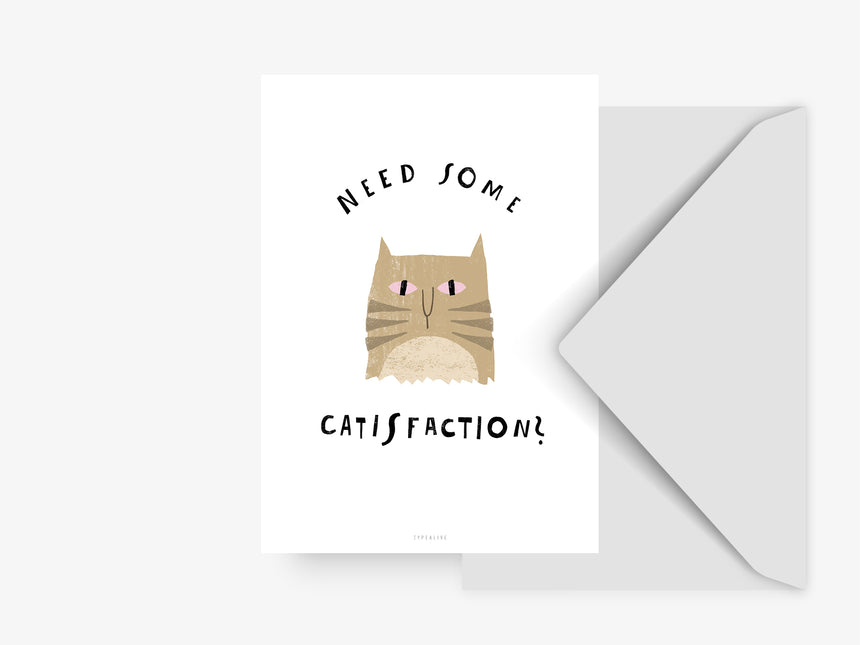 Postkarte / Catisfaction No. 8