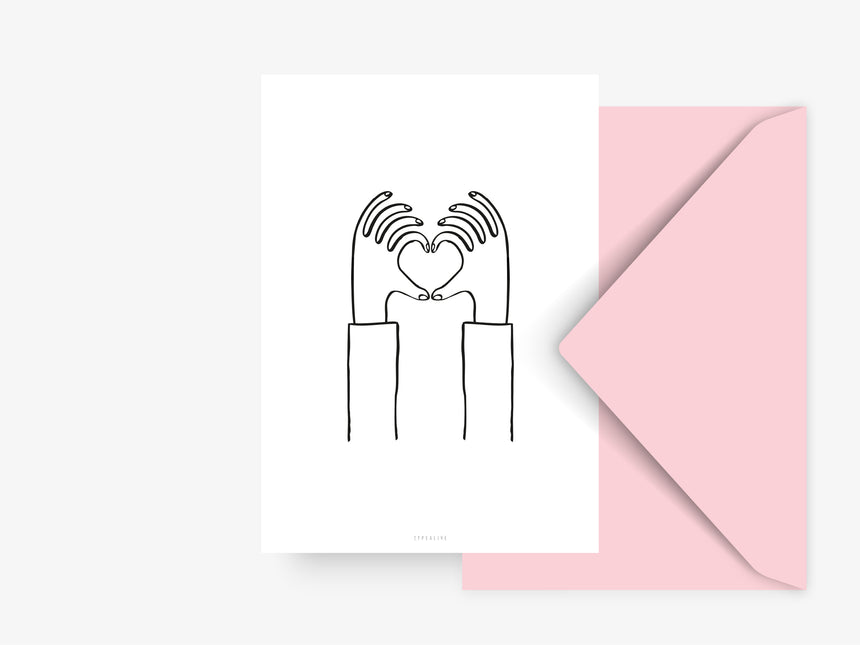 Postkarte / Heart You