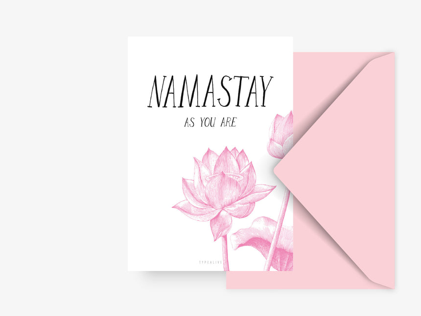 Postkarte / Namastay