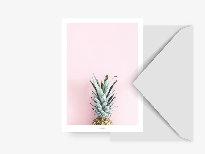 Postcard / Pastel Pineapple