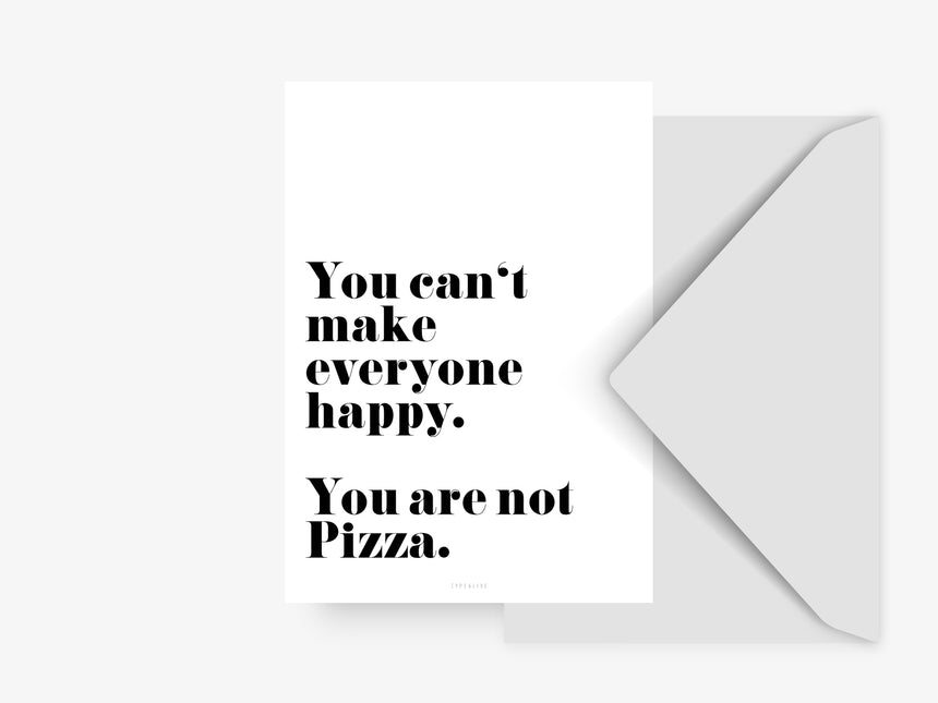 Postcard / pizza