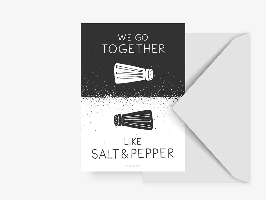 Postkarte / Salt And Pepper