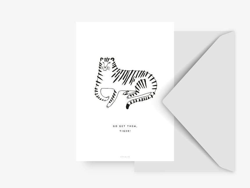 Postcard / Tiger