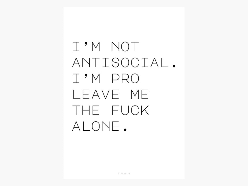 Print / Antisocial