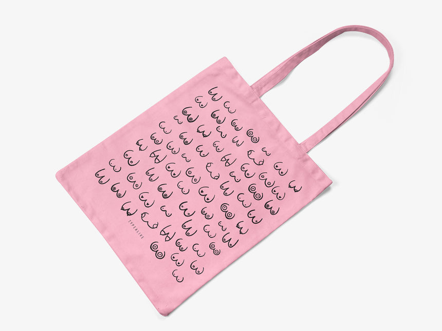 Cotton bag / bosom friends "pink"