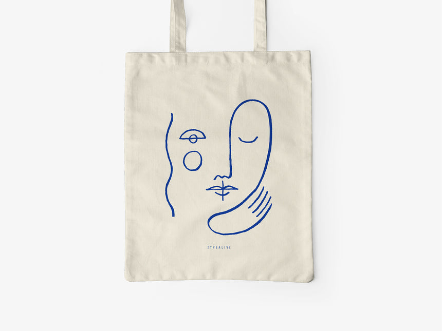 Cotton bag / Faces