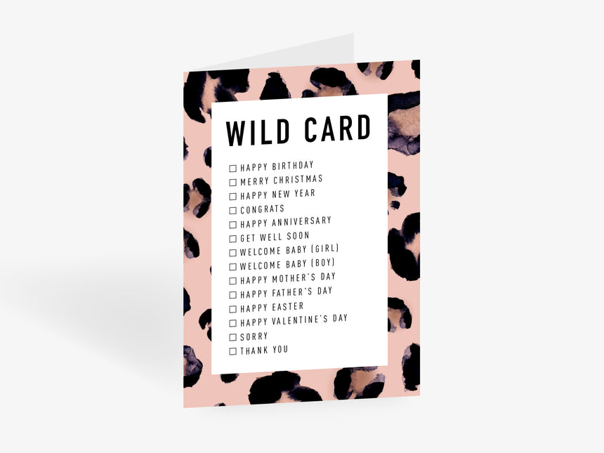 Grußkarte / Wild Card