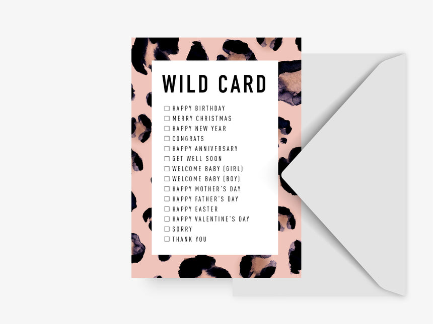 Greeting card / wild card